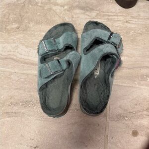 Birkenstock Arizona Suede Double Strap Sandals
